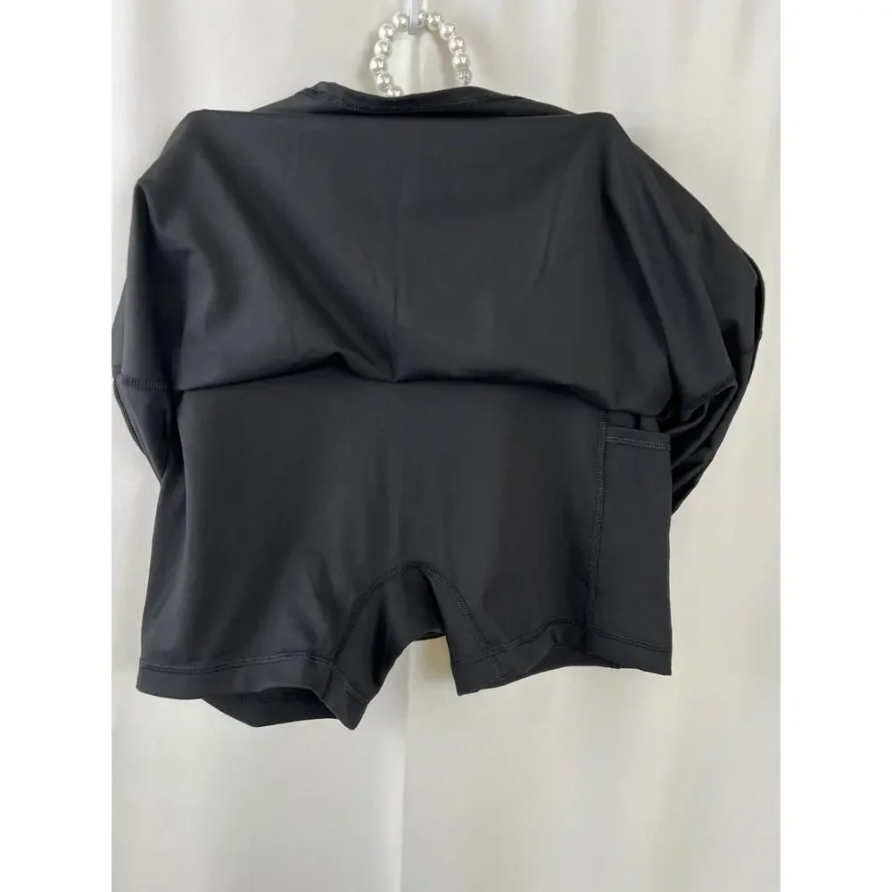 90 Degree by Reflex Black Athletic Skort M UPF 50+ Stretch Tennis Golf NWT